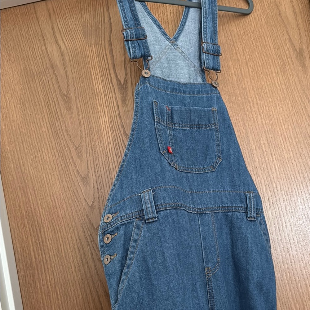 Dickies Women's Denim Overalls boho Roomy